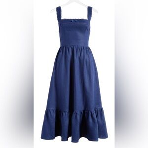 Reformation Rowen Linen Midi Dress